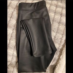 Express faux leather leggings